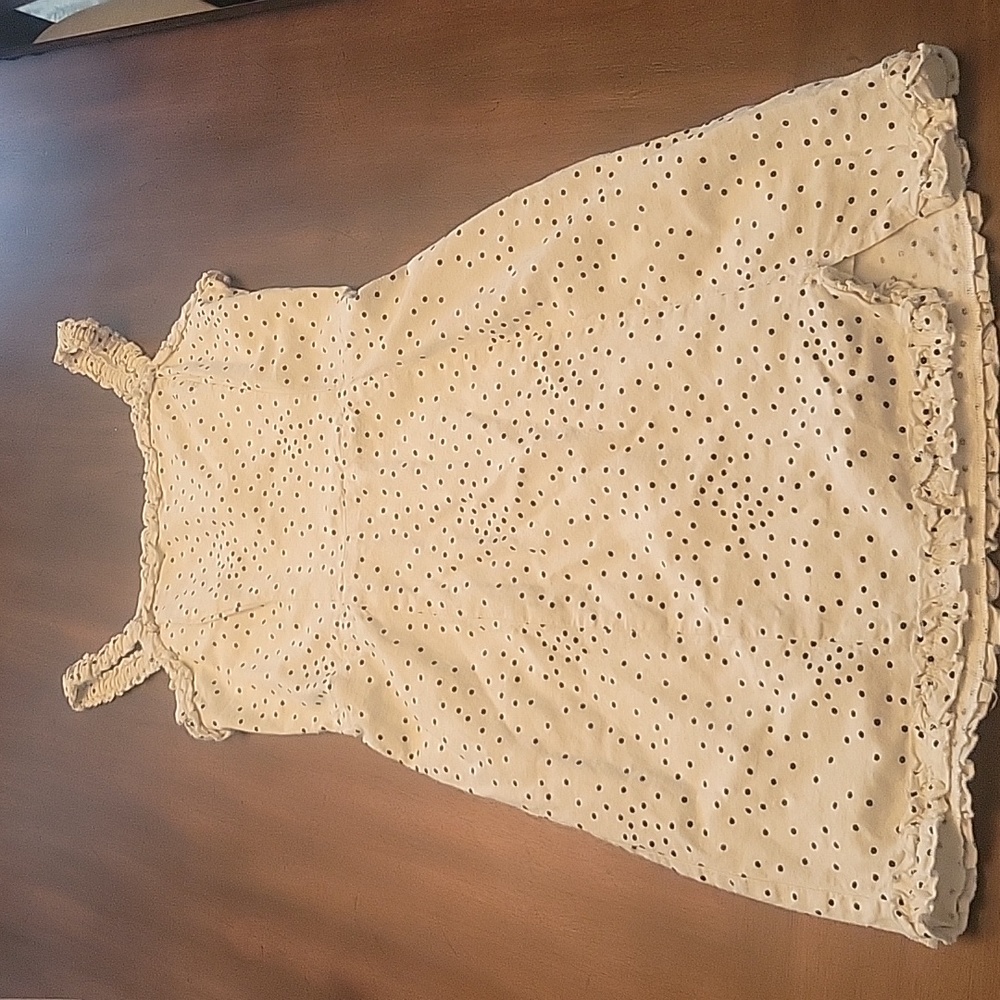 Urban Outfitters Linen Polka-dot Dress